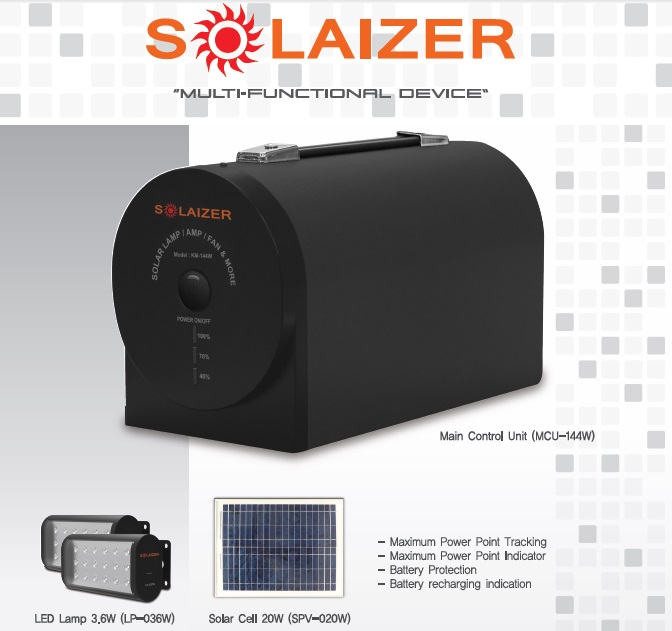 SOLAIZER-Solar PV Power Home Generation sy... Made in Korea
